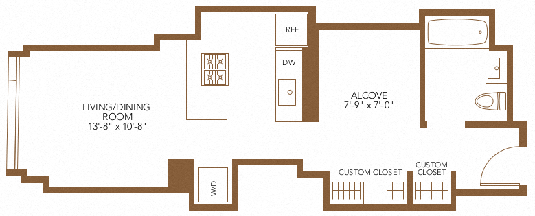 Apartment 2306 floorplan
