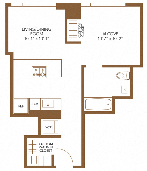 Apartment 5305 floorplan