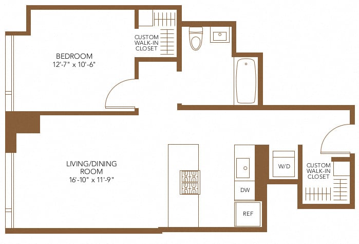 Apartment 3105 floorplan