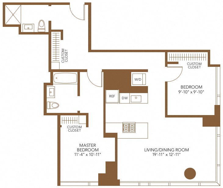 Apartment 4010 floorplan