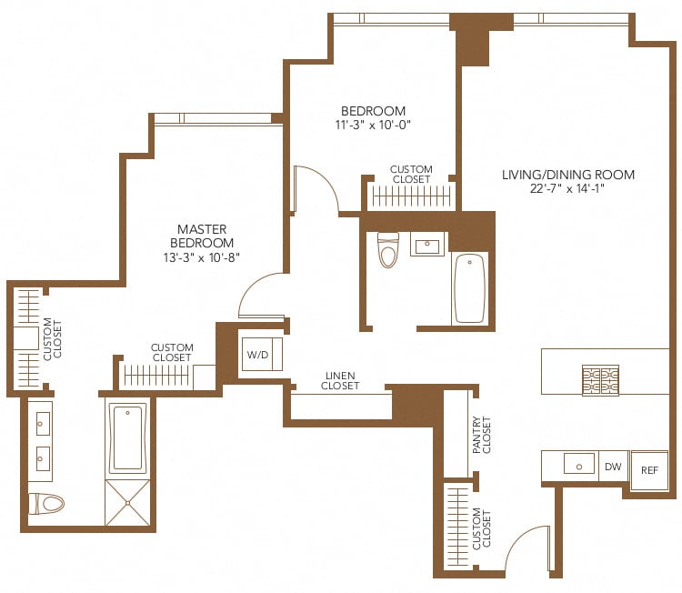 Apartment 5404 floorplan