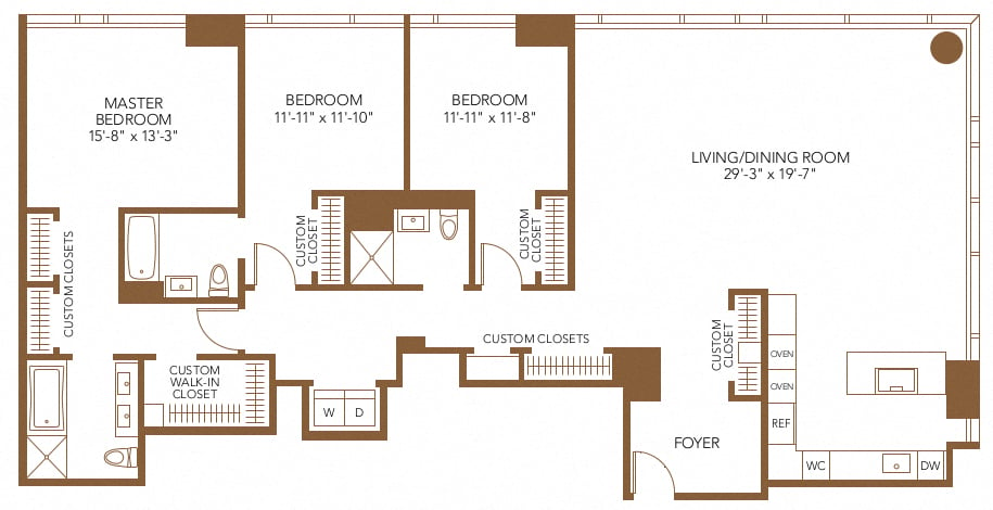 Apartment PH03 floorplan