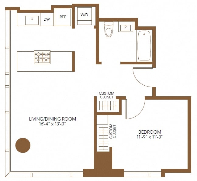 Apartment 3602 floorplan