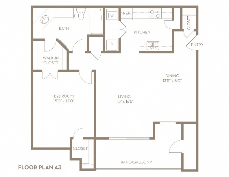 Floor Plans of Colonnade at Willow Bend in Plano, TX
