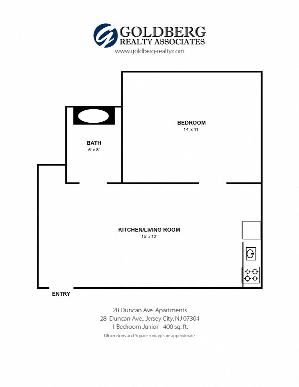28 Duncan - One Bedroom Junior