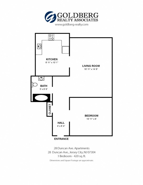 28 Duncan - 1 Bedroom