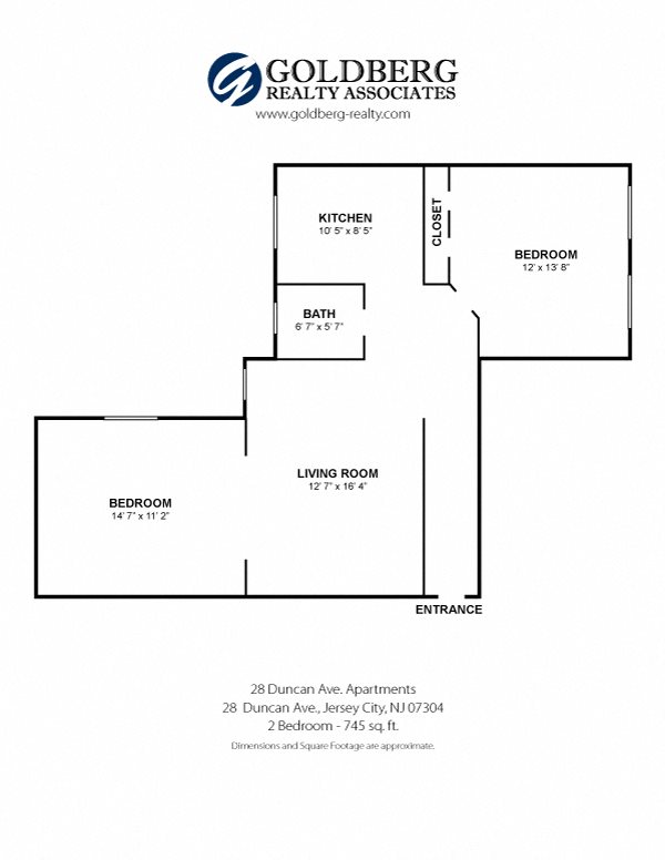 28 Duncan - 2 Bedroom One Bath