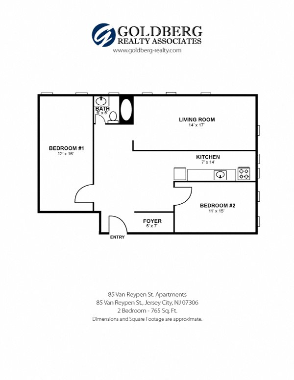 85 Van Reypen - Two Bedroom Dining