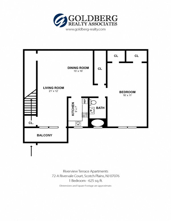 Riverview Terrace - One Bedroom