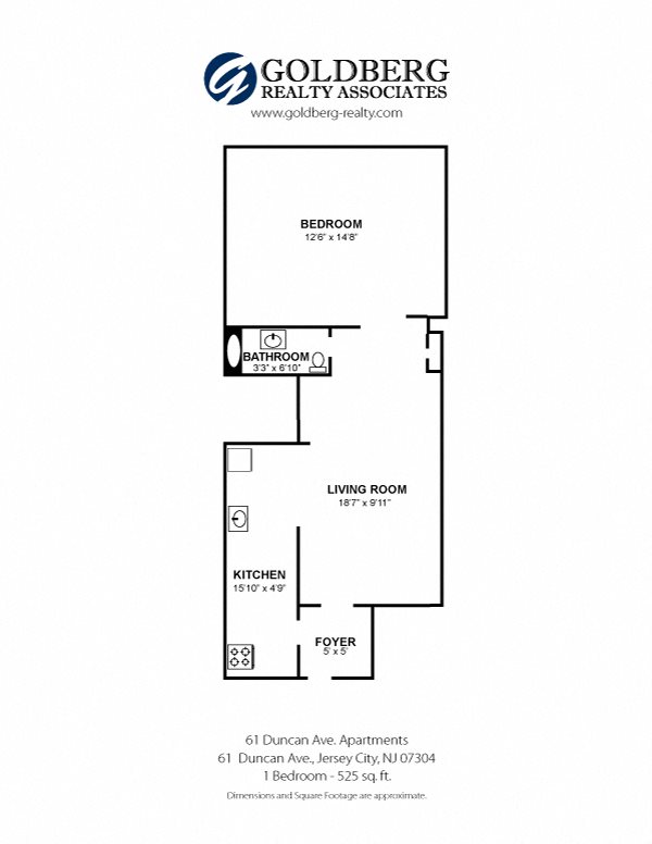61 Duncan - One Bedroom