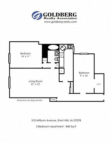 Two Bedroom 1 bath