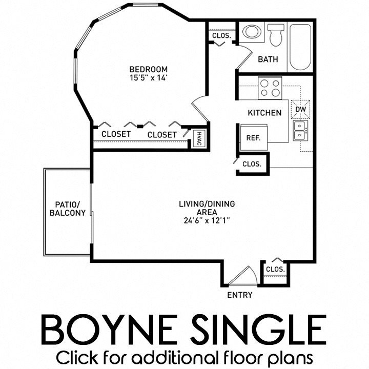 Floor Plans of Alpine Slopes Apartments in Comstock Park, MI