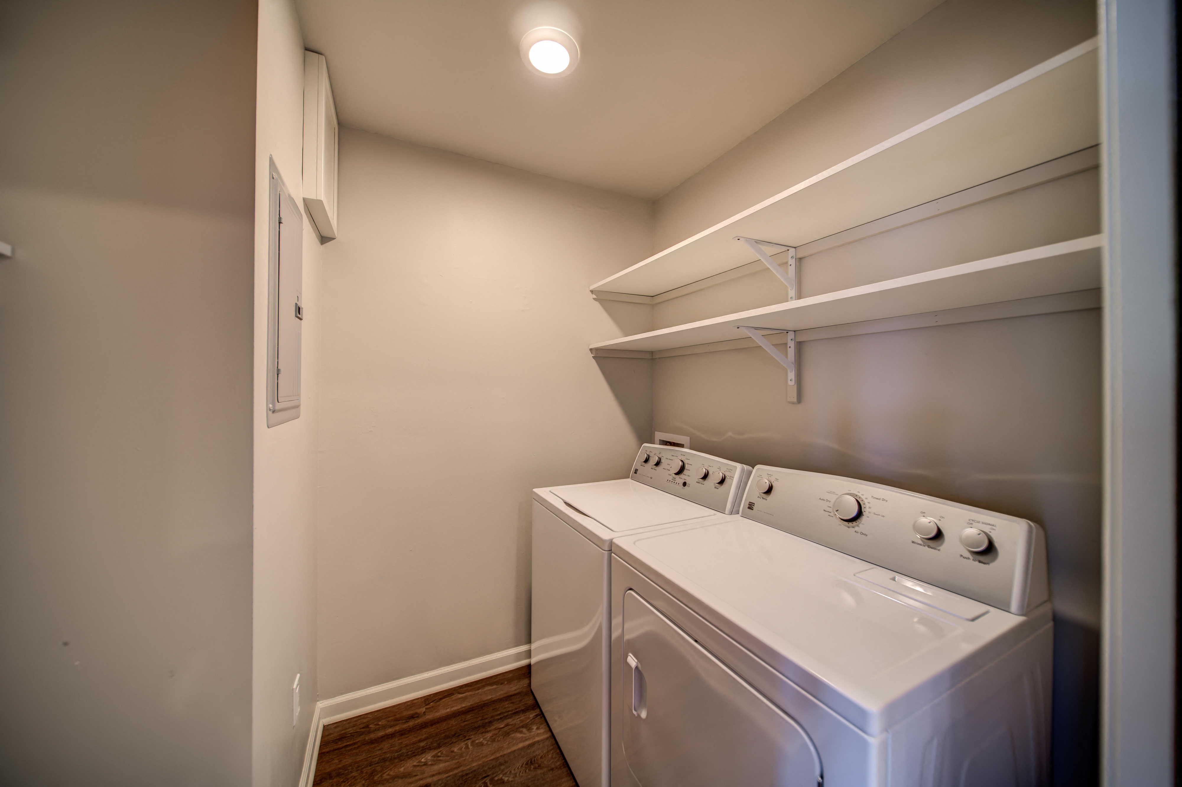Washer and Dryer in Apartment
