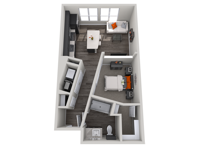 1 bedroom floor plan Vista at the Heights Eastwood Apartments 1 bedroom floor plan Vista at the Heights Eastwood Apartments