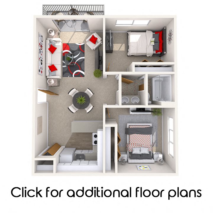 Floor Plans Of Campus View Apartments In East Lansing Mi
