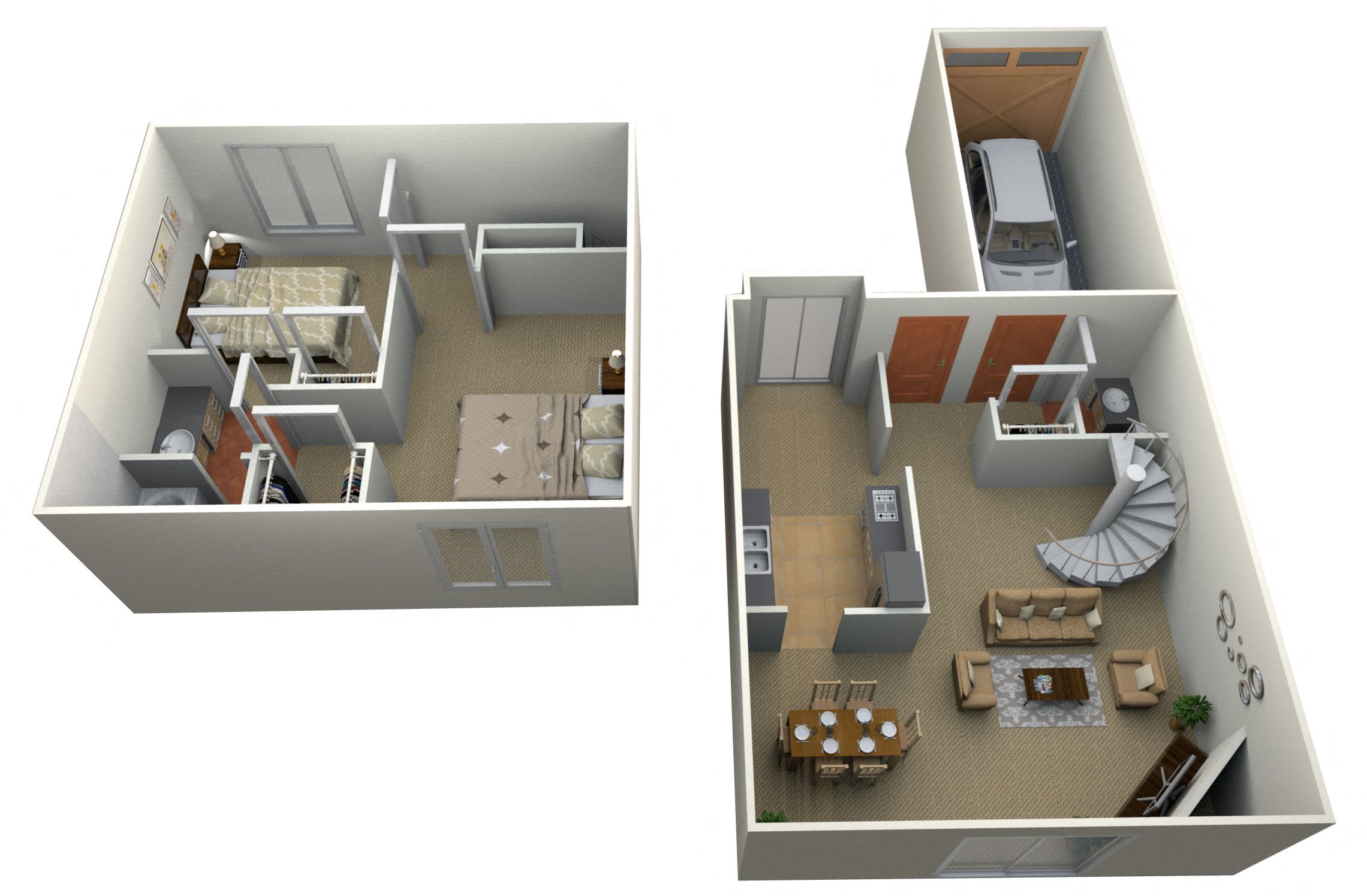 Floor Plan at Pilgrim Village - Canton, MI