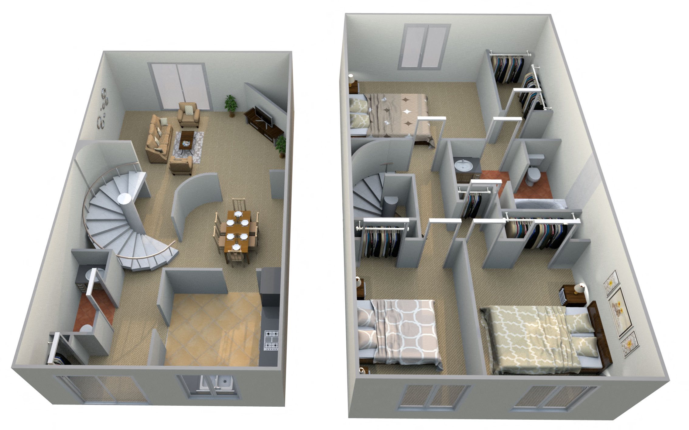 Floor Plan at Pilgrim Village - Canton, MI