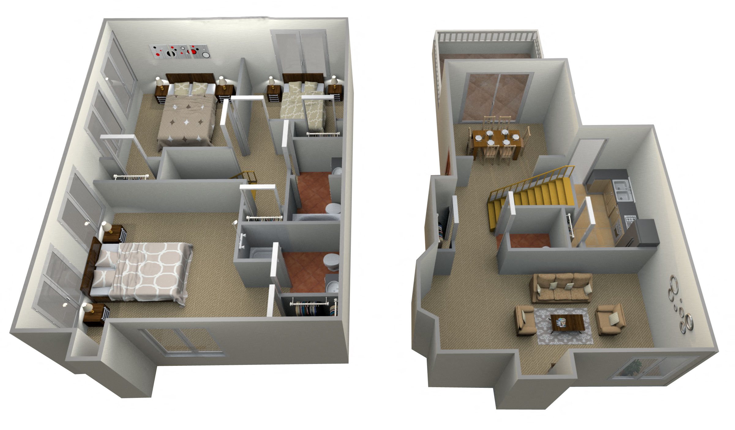 Floor Plan at Pilgrim Village - Canton, MI