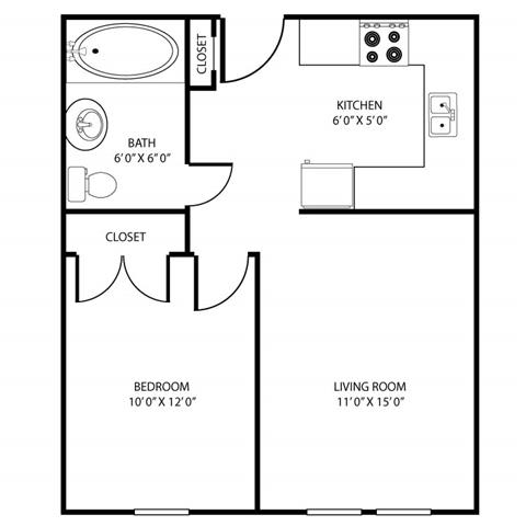 Suite A Floorplan
