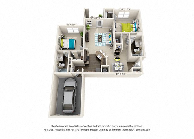 Revised-Parkway_New B1 Garage. one bedroom one bath