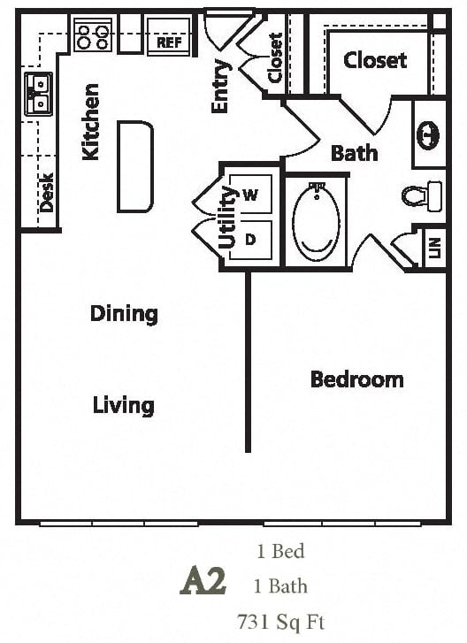 Suite A Floorplan