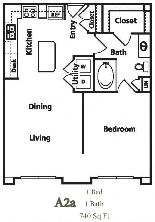 Suite A Floorplan
