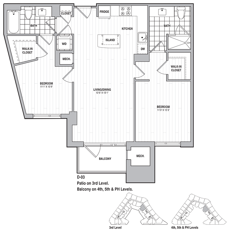 Floor Plans Apartments in Bethesda MD Flats at Bethesda Avenue