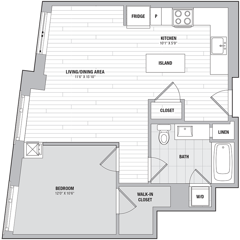 Apartment 1702 floorplan