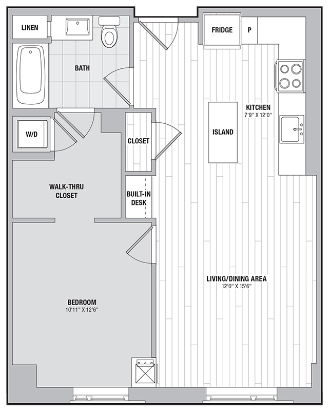 Apartment 0614 floorplan