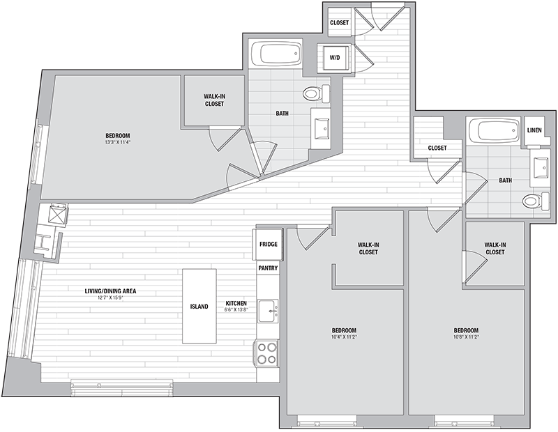 Apartment 1901 floorplan