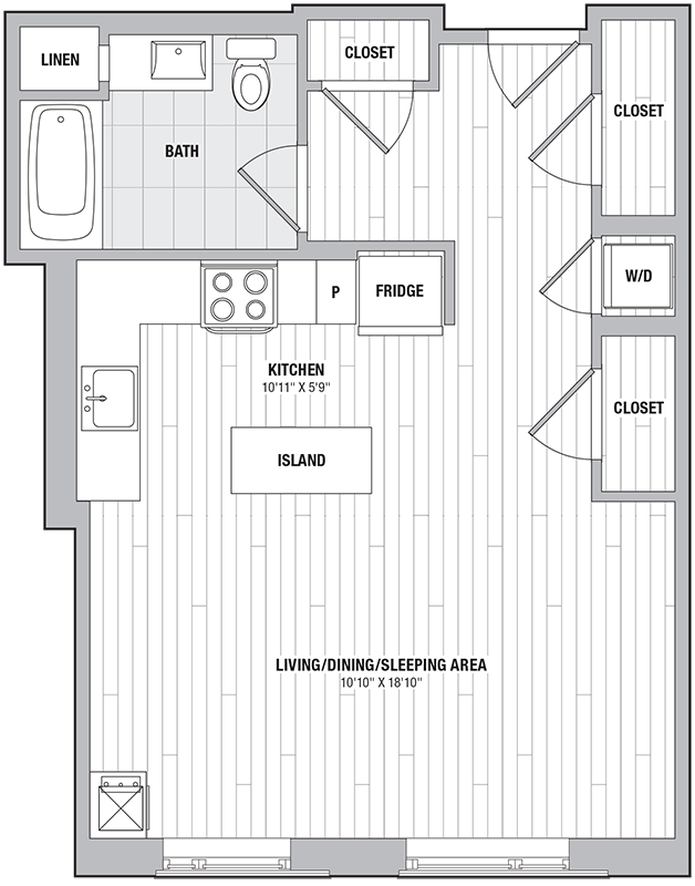 Apartment 0512 floorplan