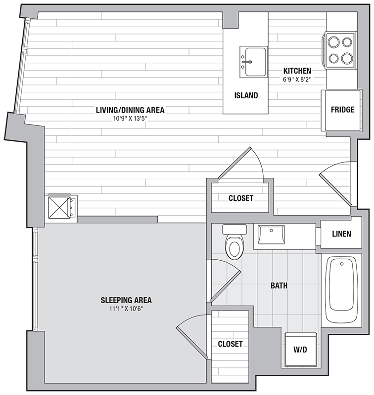 Apartment 2102 floorplan