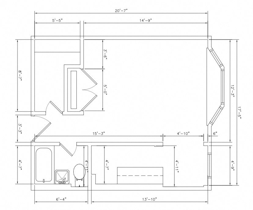 Floor Plans of Harrington in Des Moines, IA