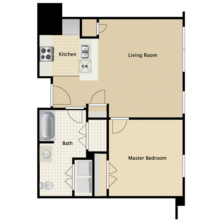 Suite A Floorplan
