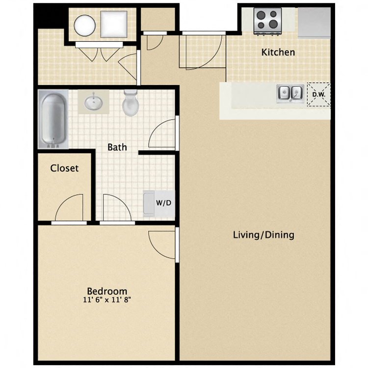 Suite A Floorplan