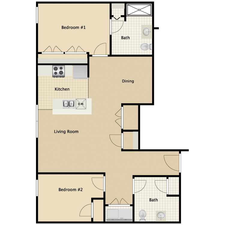 Suite A Floorplan
