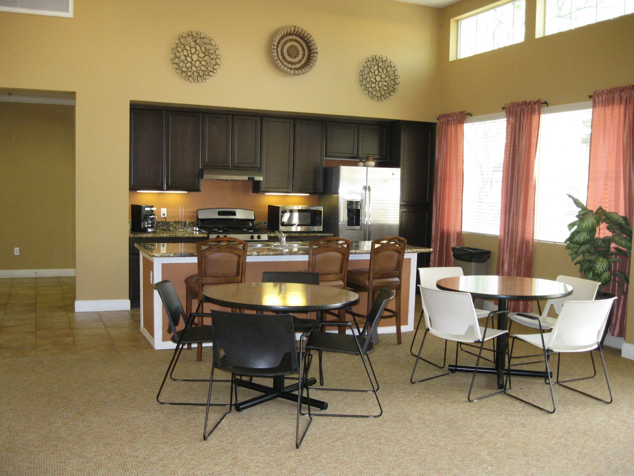 Shared interior space at Topaz Pointe.