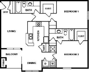Suite A Floorplan