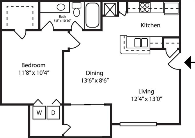 Suite A Floorplan