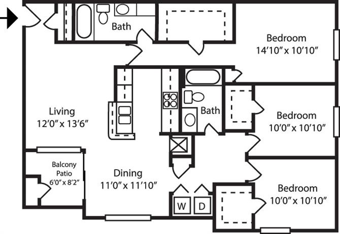 Suite A Floorplan