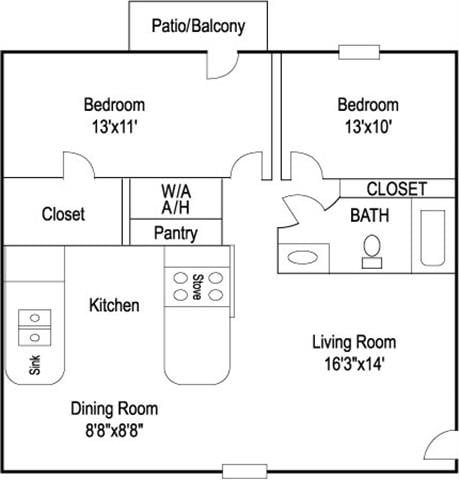 Floor Plans of Casalon Parkway Apartments in OFallon, MO