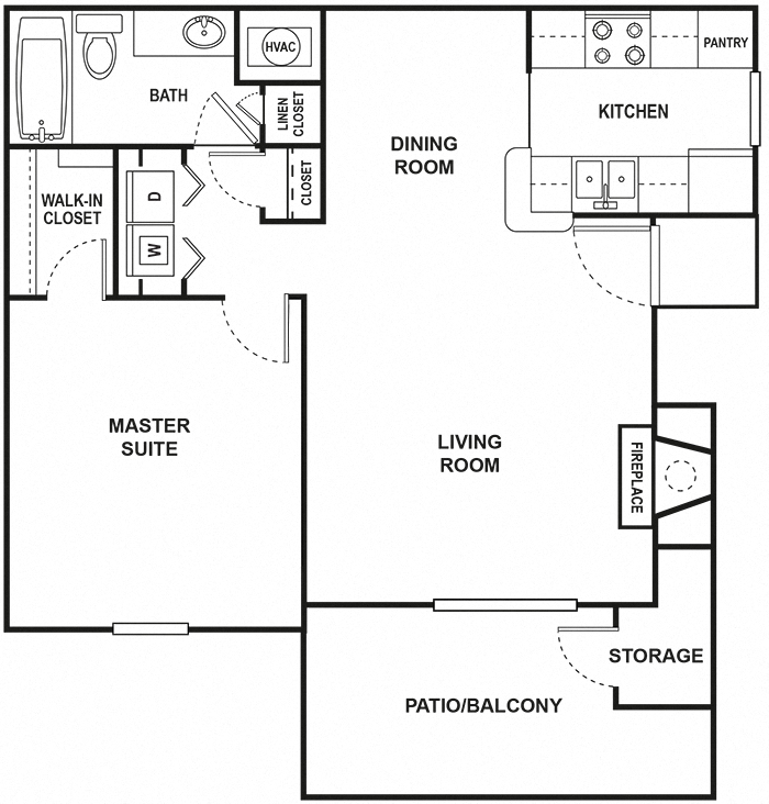 Floor Plans of Baxter Crossings Apartments in Chesterfield, MO