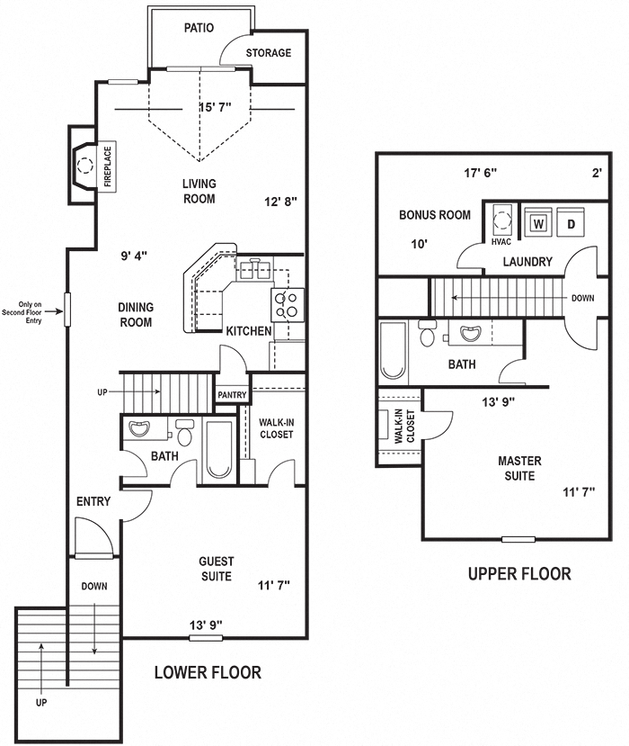 Suite A Floorplan
