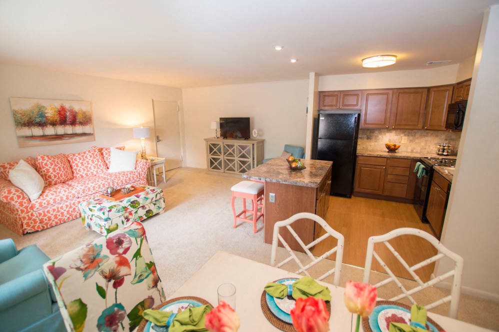 Updated floor plan at Cranbrook Hills Apartments, Maryland