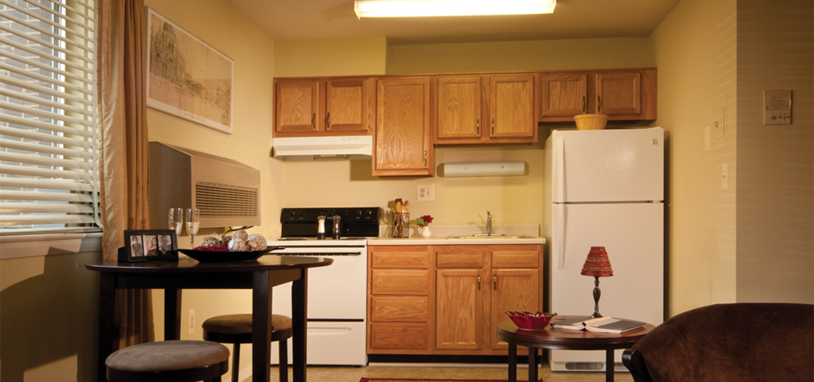 Open Concept Kitchen at Rossbrooke Apartments and Townhomes, Cockeysville, MD