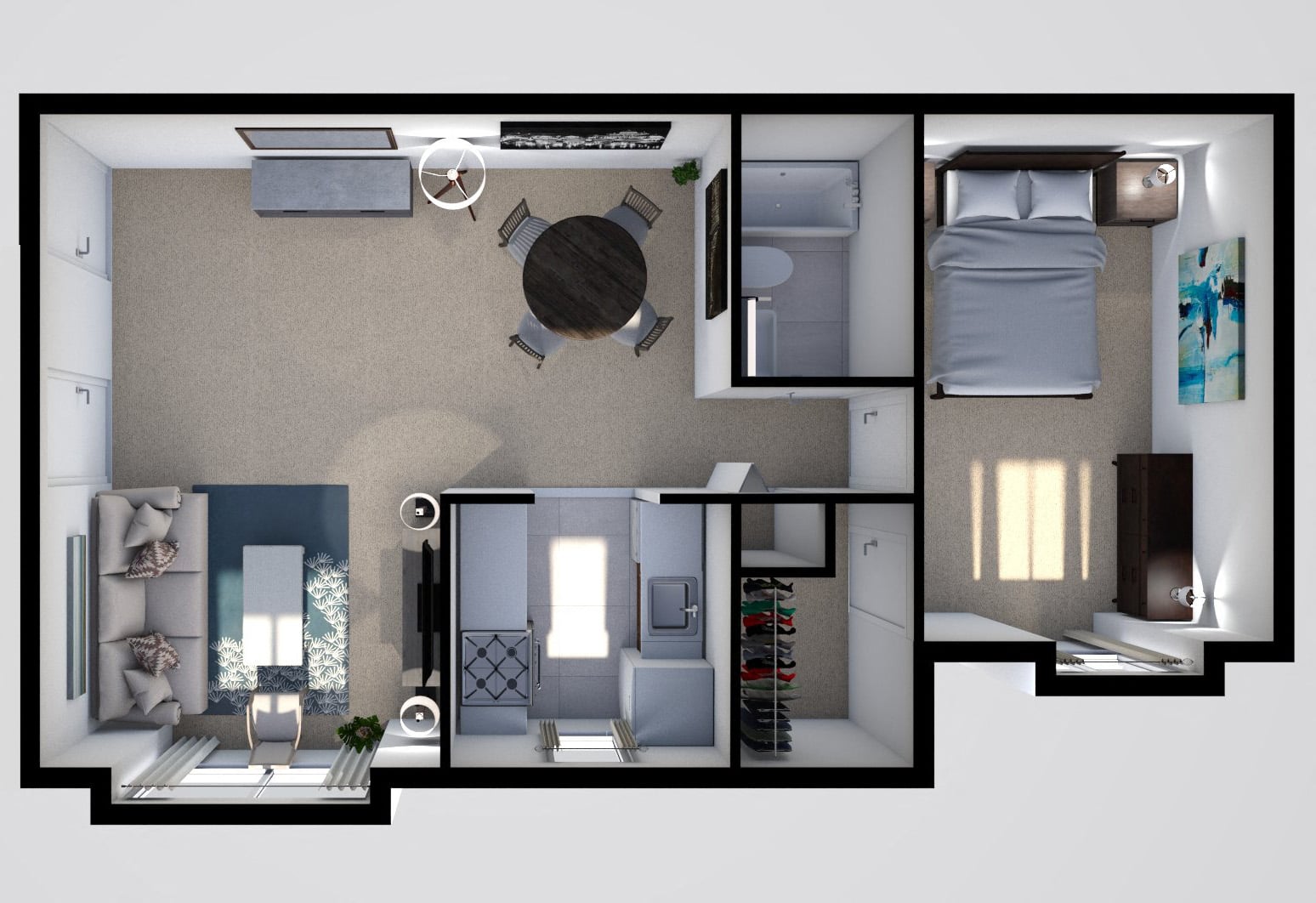 Suite A Floorplan