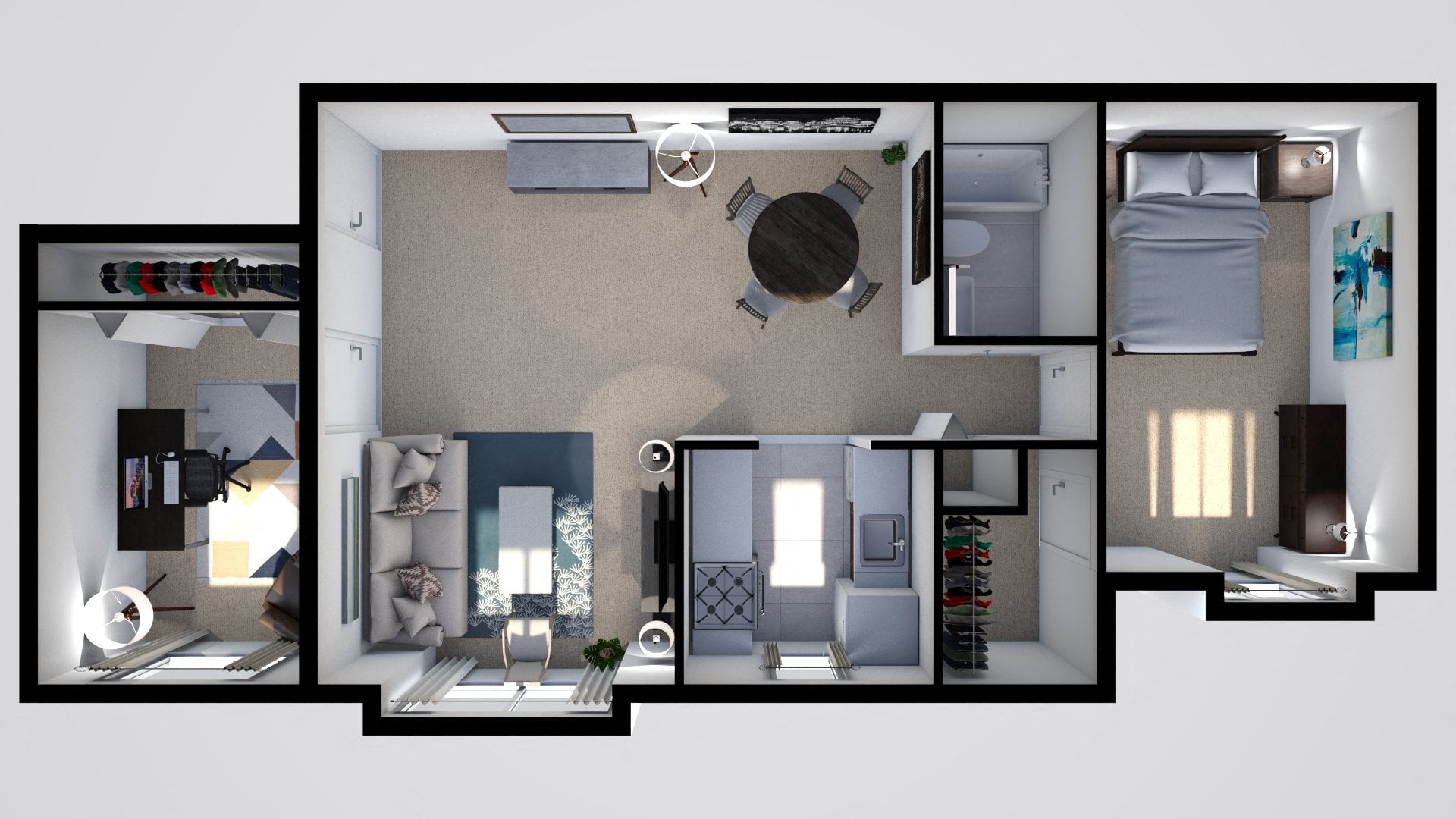 Suite A Floorplan