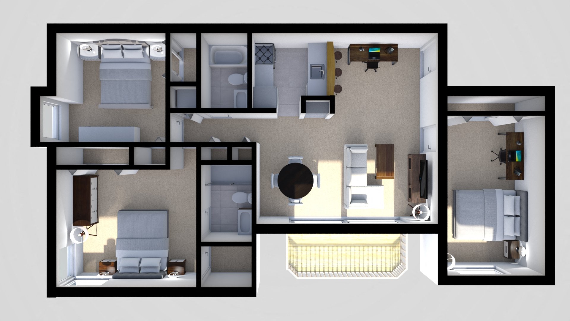 Suite A Floorplan