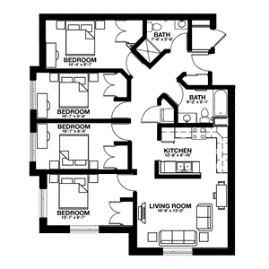 Suite A Floorplan