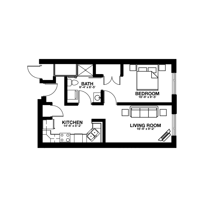 Suite A Floorplan